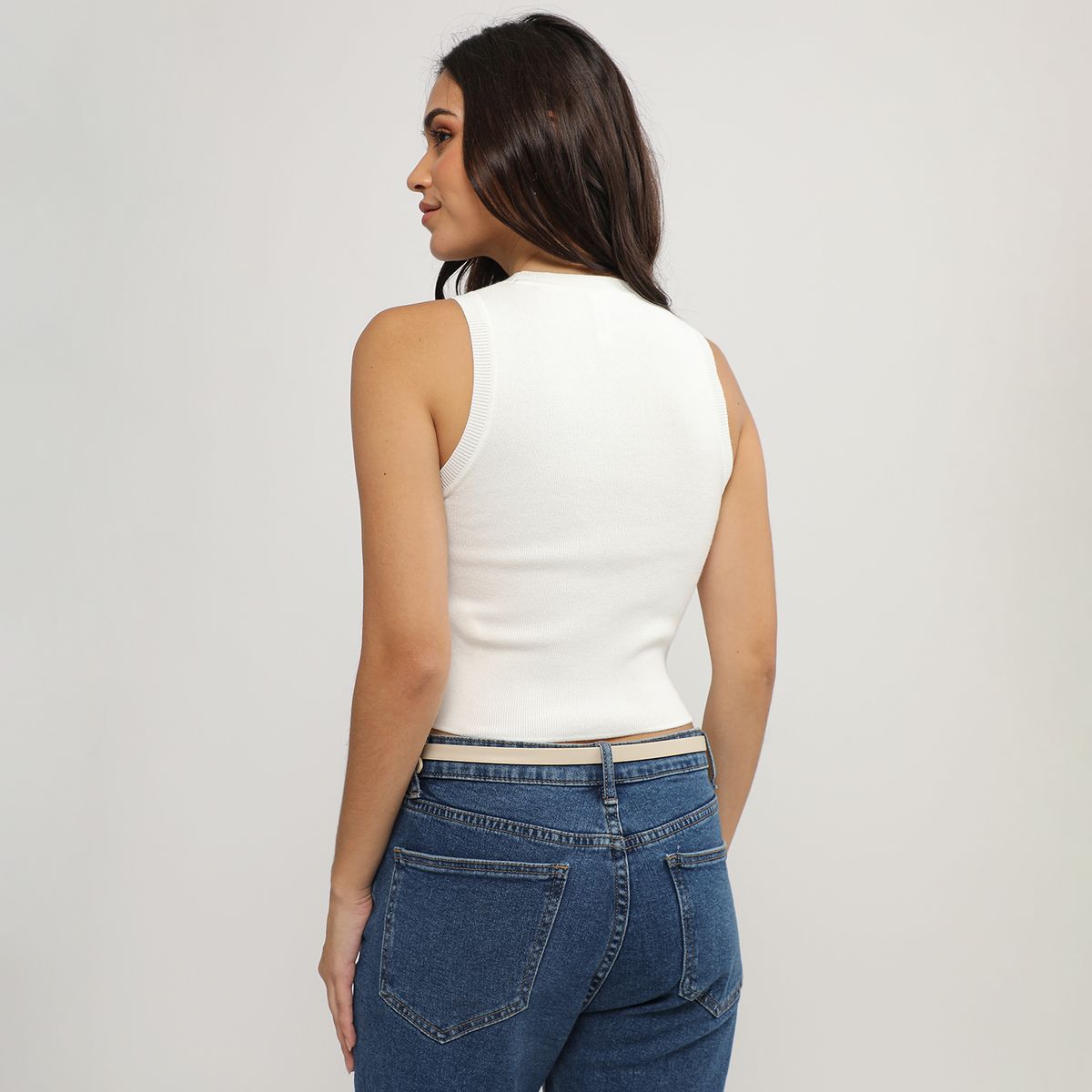 SYBILLA - Polo Top Tejido