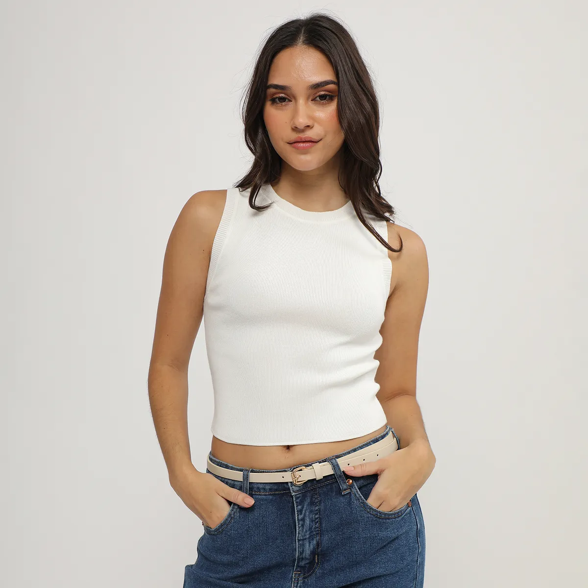 SYBILLA - Polo Top Tejido