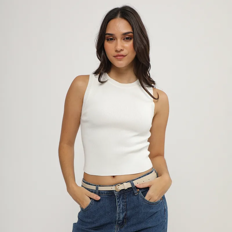 SYBILLA - Polo Top Tejido