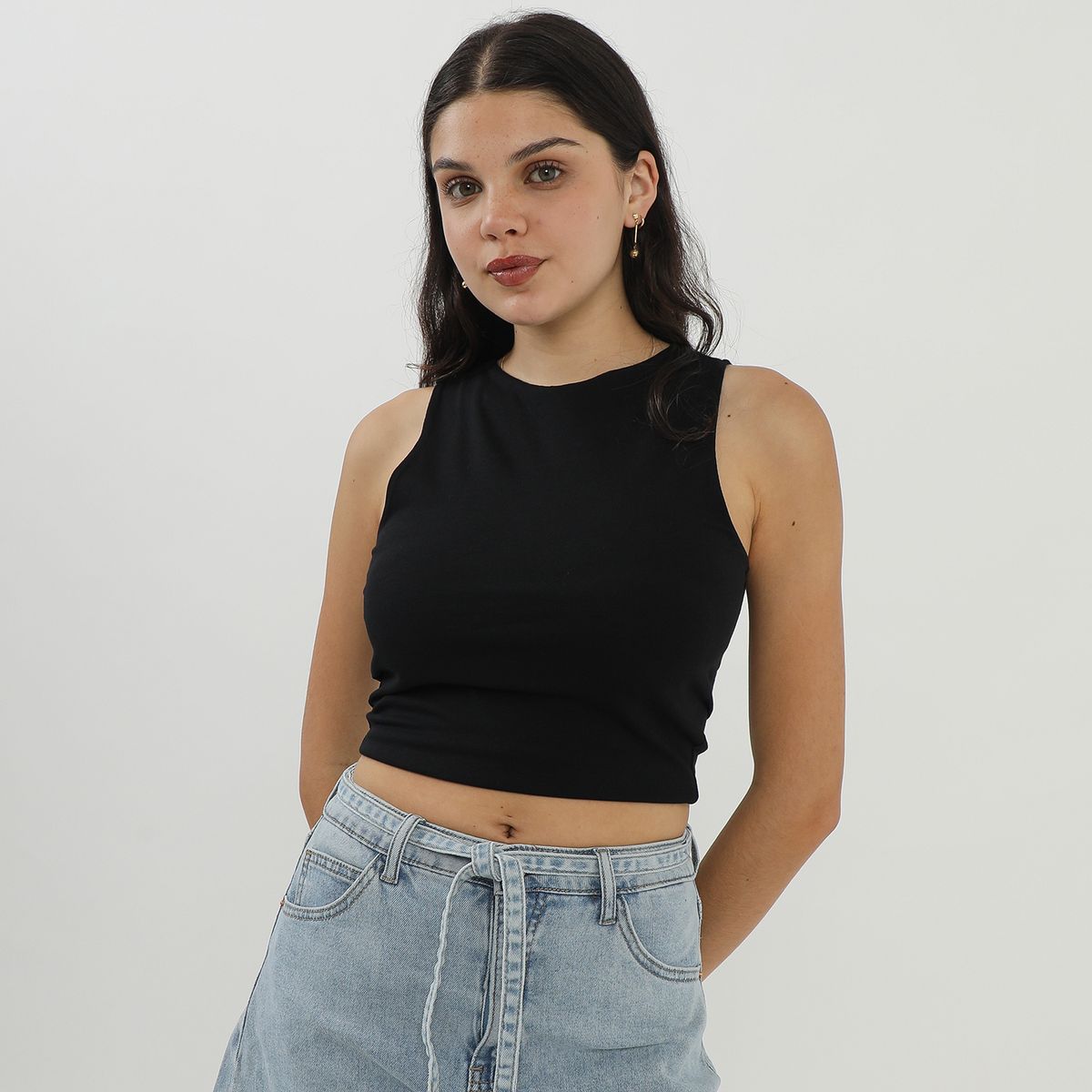 SYBILLA - Polo Sin Mangas Mujer Sybilla