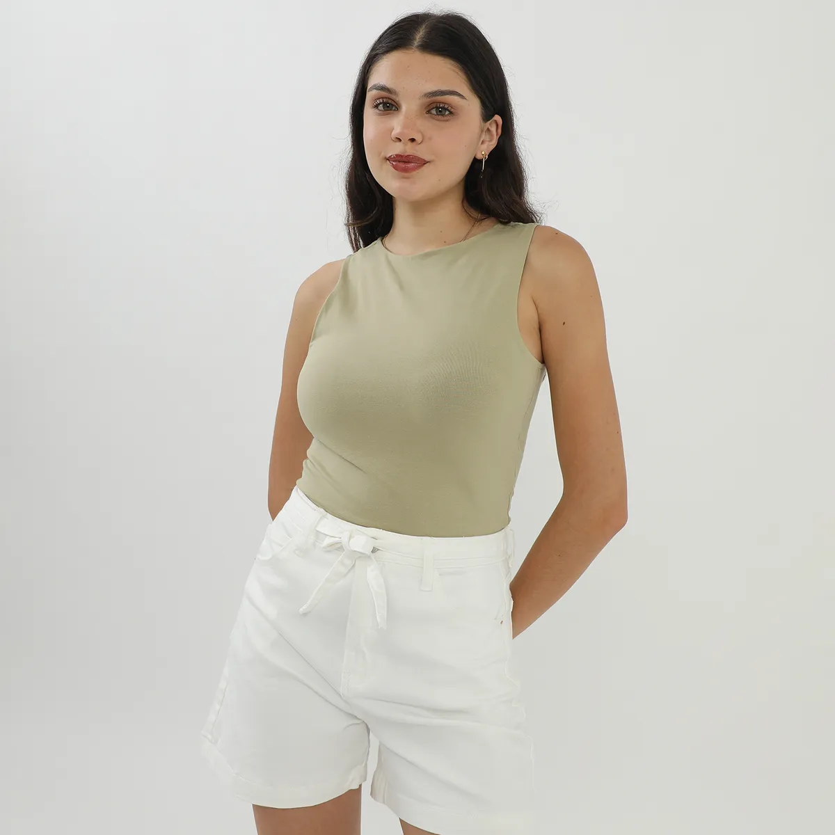 SYBILLA - Polo Sin Mangas Mujer Sybilla