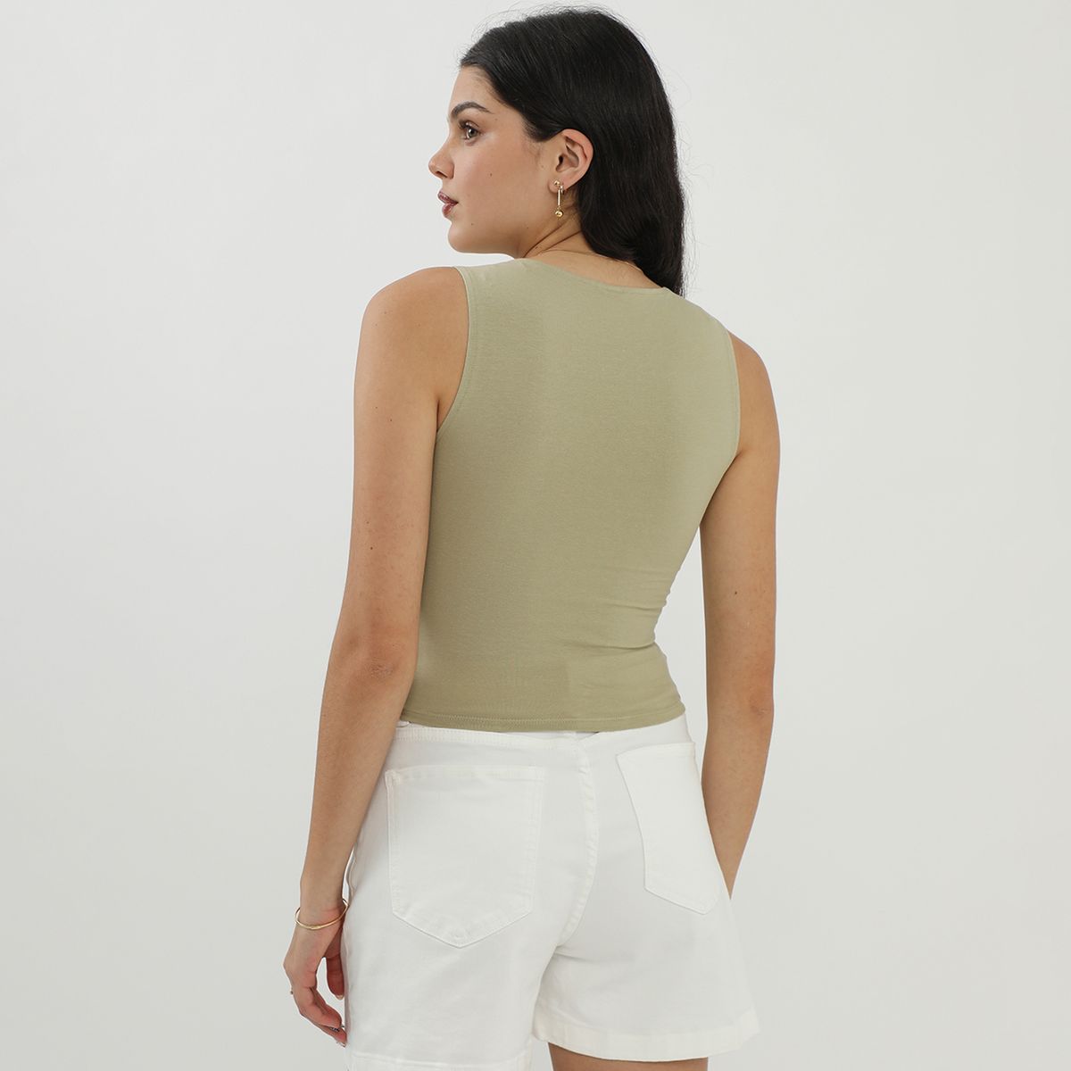 SYBILLA - Polo Sin Mangas Mujer Sybilla