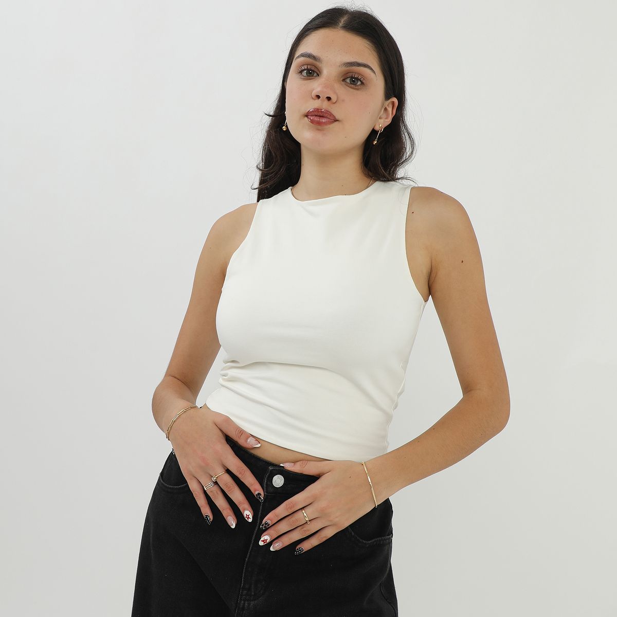 SYBILLA - Polo Sin Mangas Mujer Sybilla