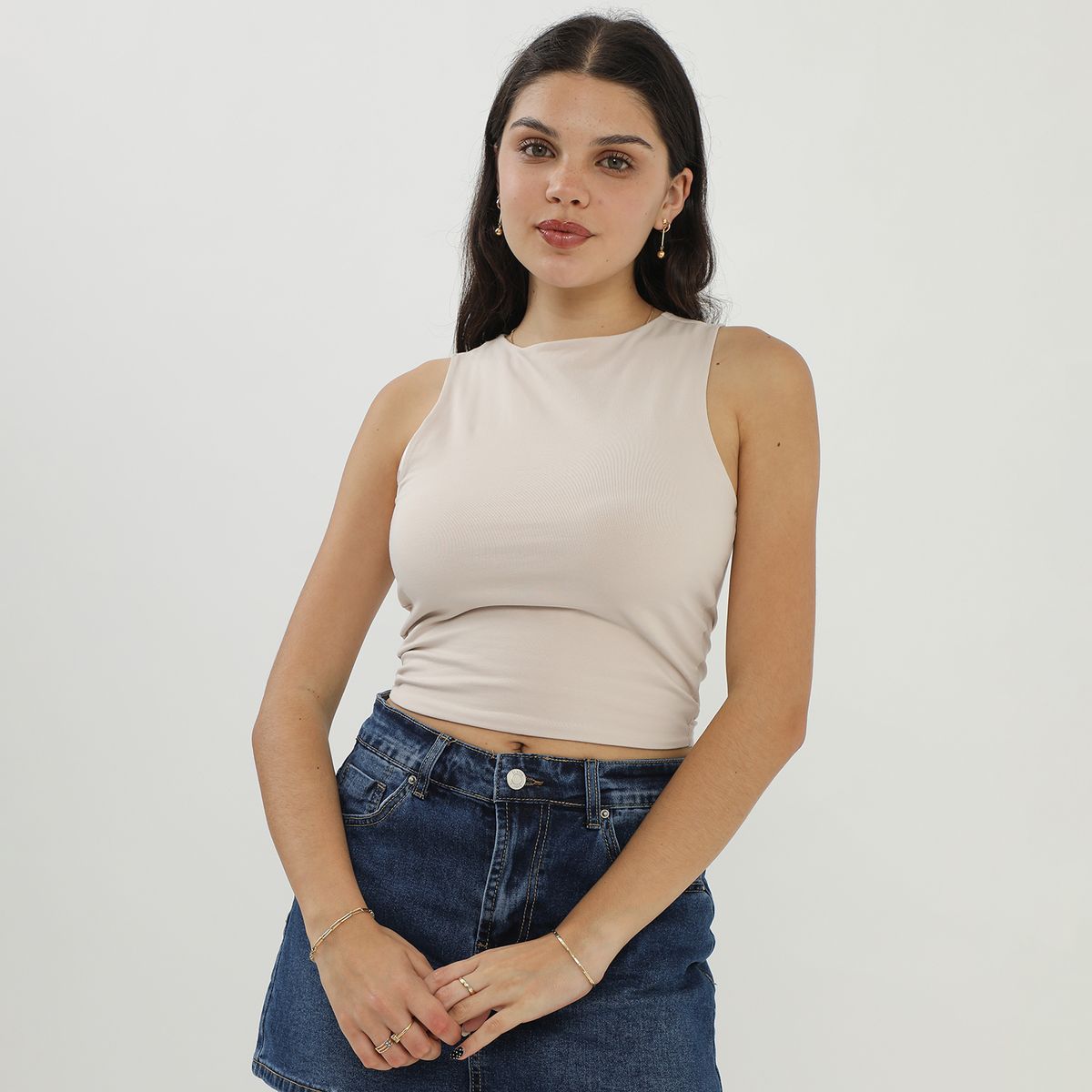 SYBILLA - Polo Sin Mangas Mujer Sybilla