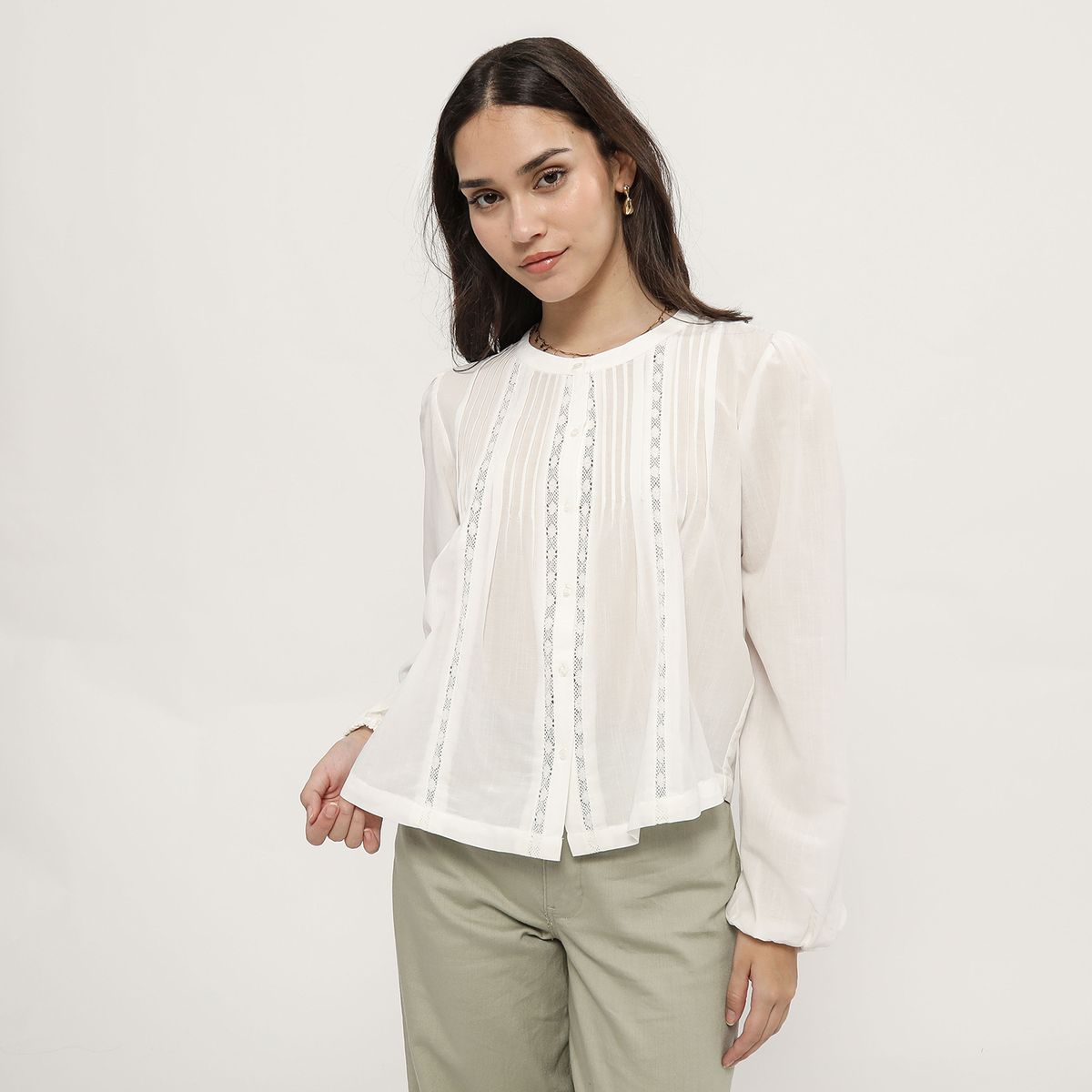 SYBILLA - Blusa Manga Larga Mujer Sybilla