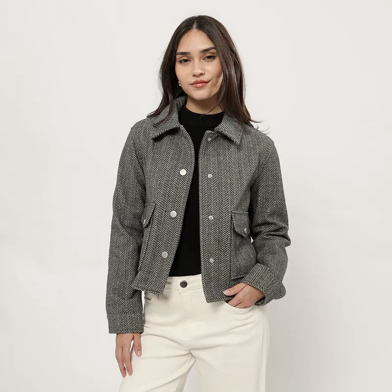 SYBILLA - Casaca Trucker Mujer Sybilla