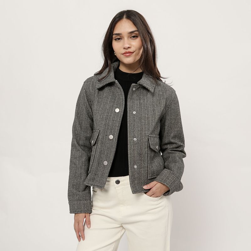 SYBILLA - Casaca Trucker Mujer Sybilla