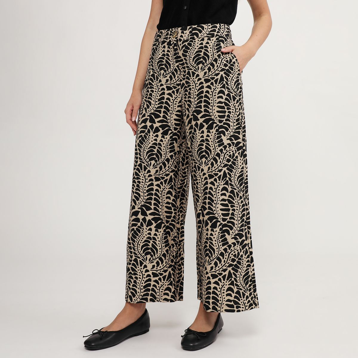 BASEMENT - Pantalón Culotte Mujer Basement