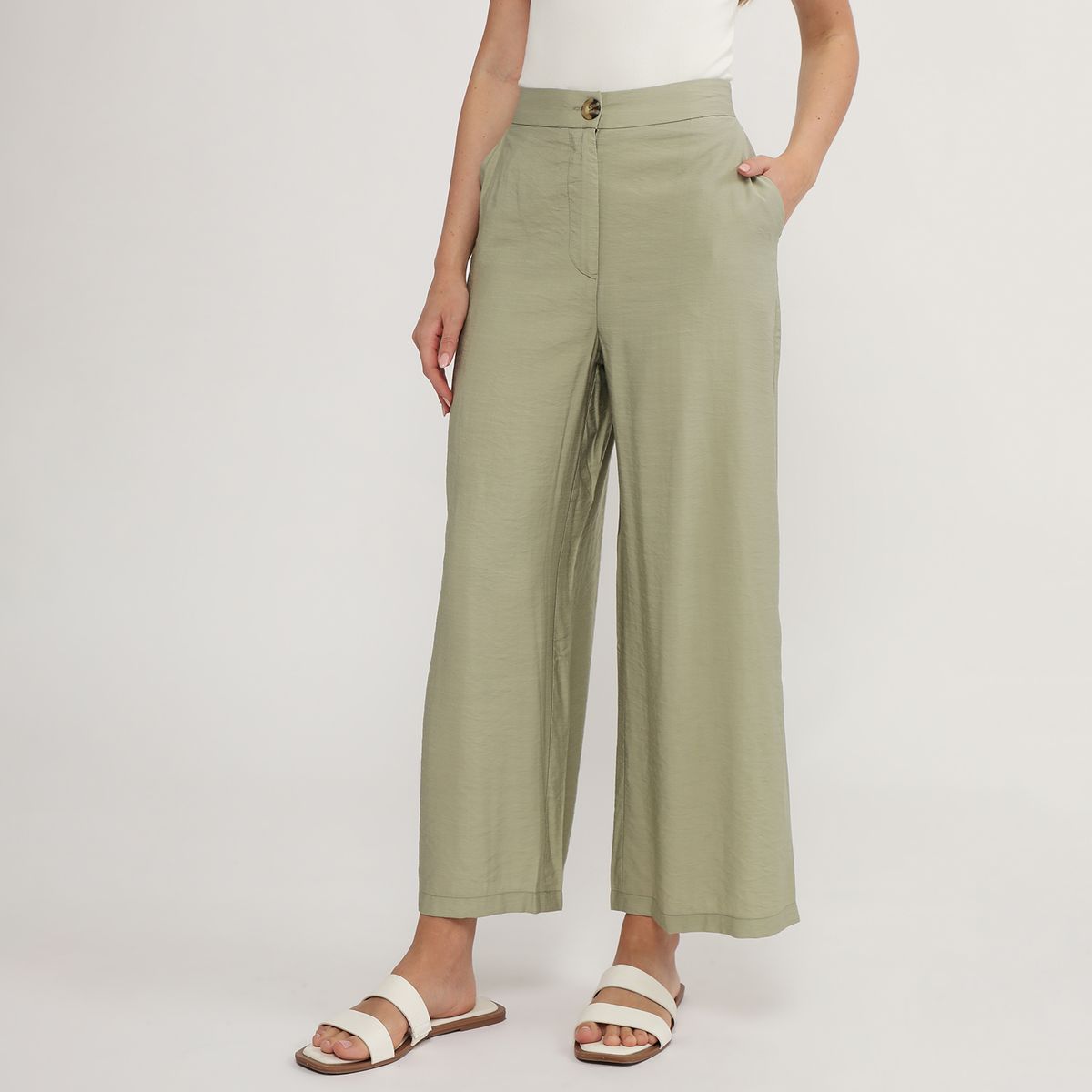 BASEMENT - Pantalón Culotte Mujer Basement