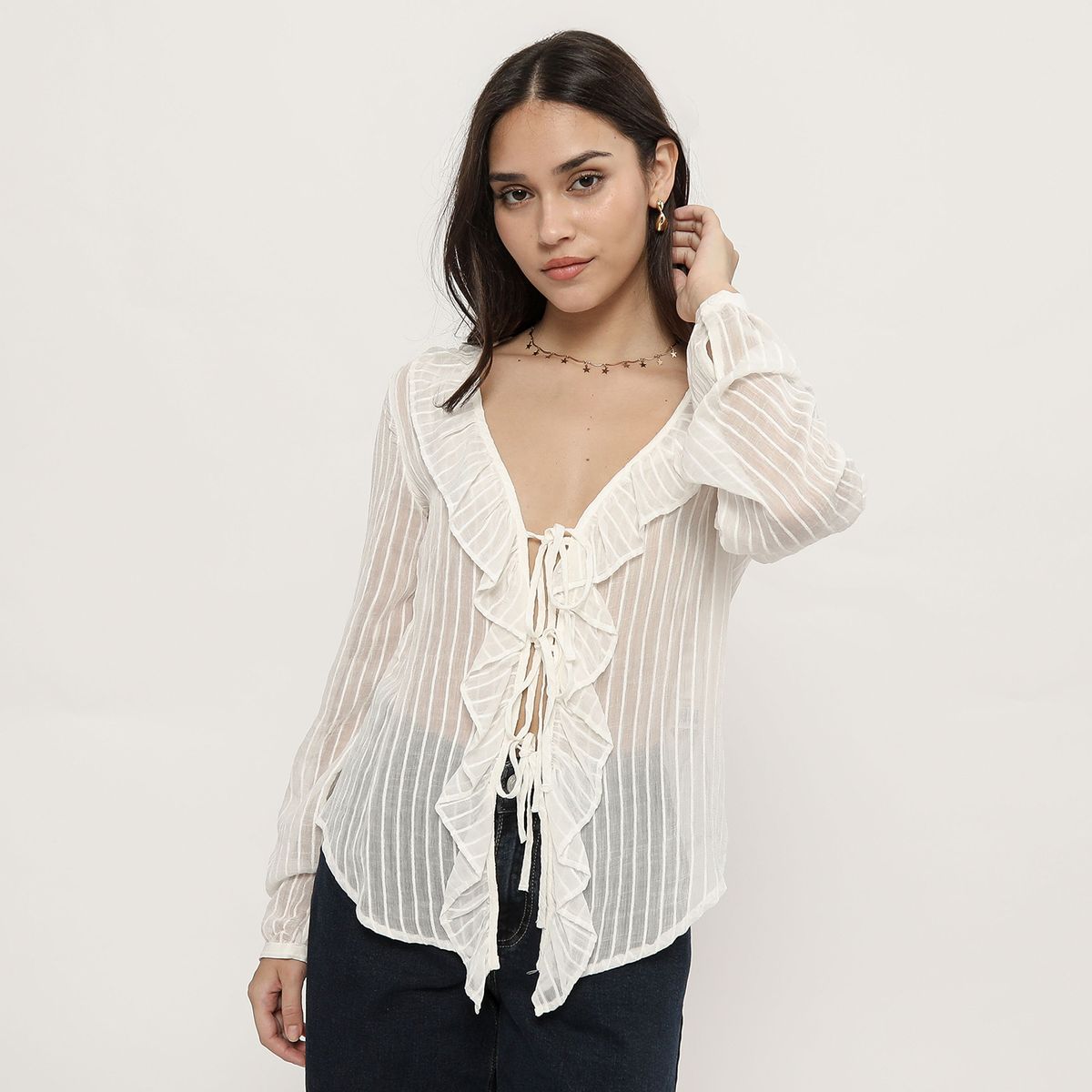 SYBILLA - Blusa Manga Larga Mujer Sybilla