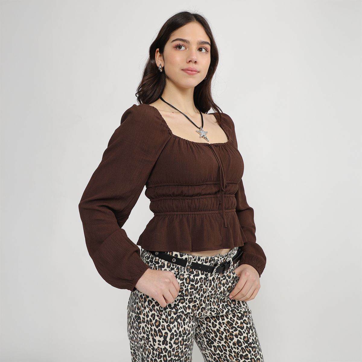 SYBILLA - Blusa Casual Mujer Sybilla