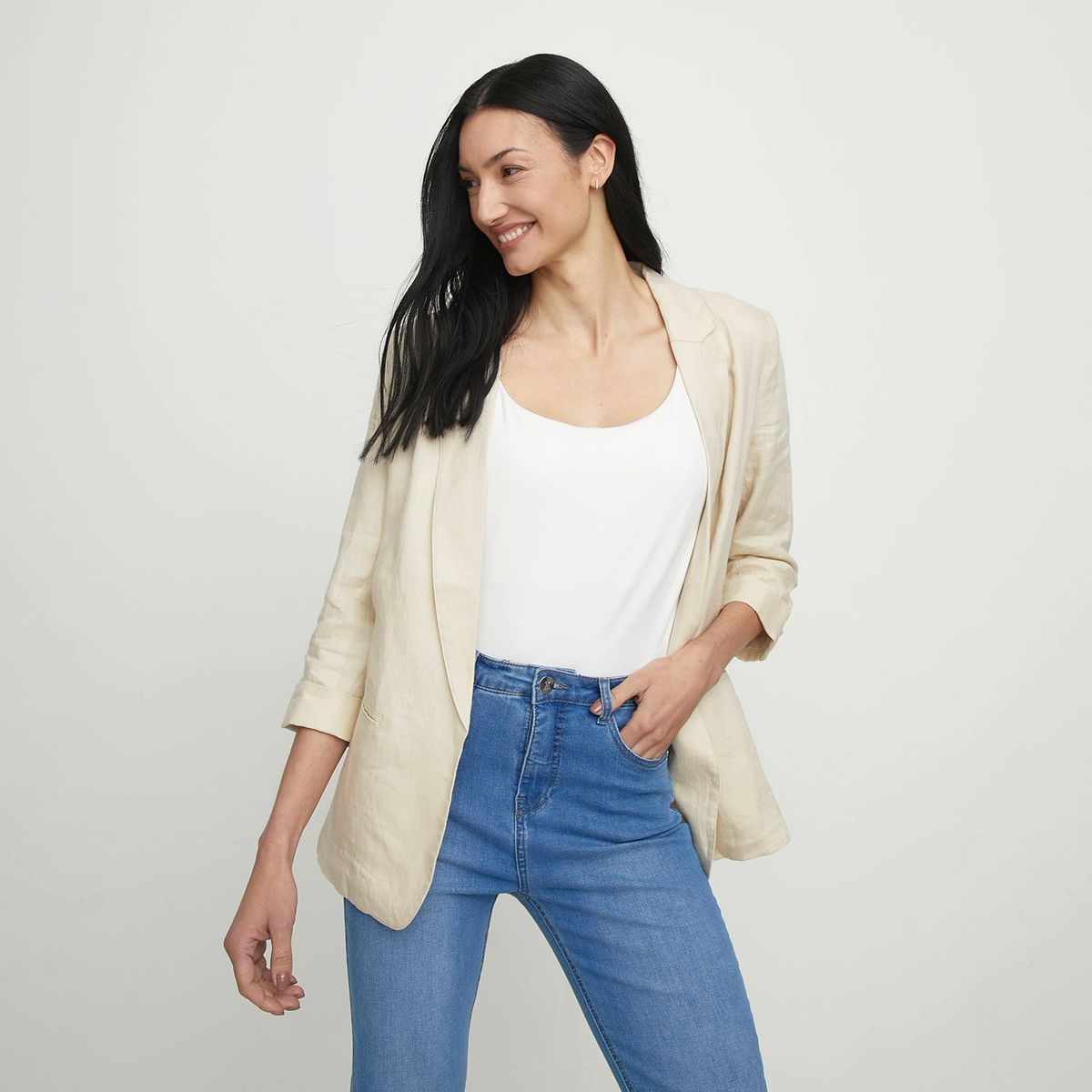 APOLOGY - Blazer Lino Mujer Apology