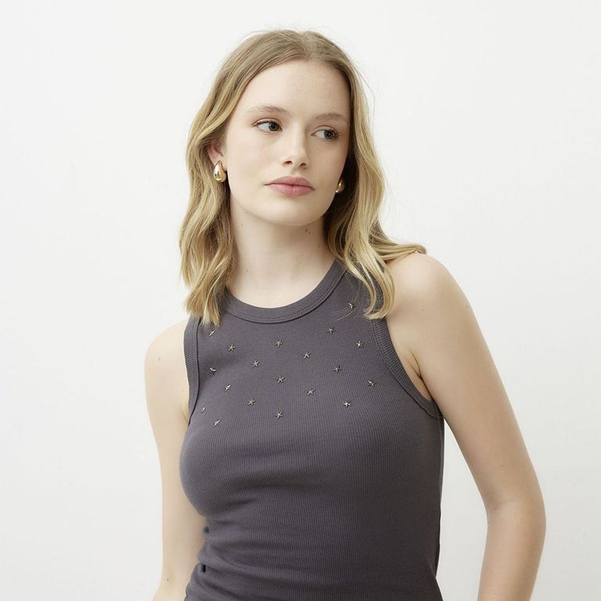 SYBILLA - Polo Sin Mangas Mujer Sybilla