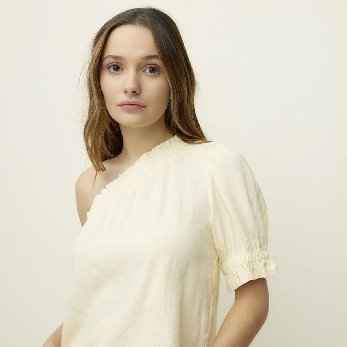 SYBILLA - Blusa Asimétrica Mujer Sybilla