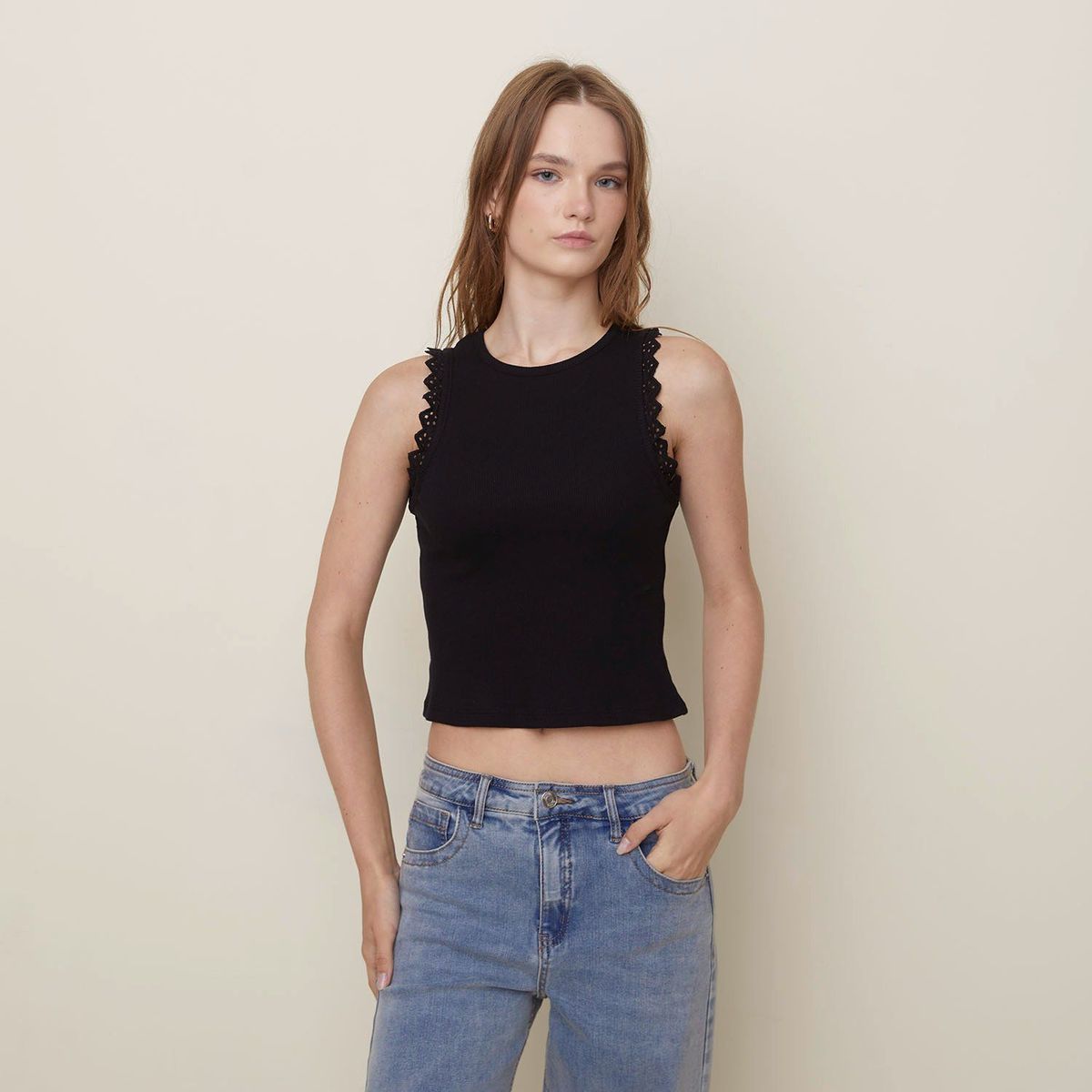 SYBILLA - Polo Sin Mangas Mujer Sybilla