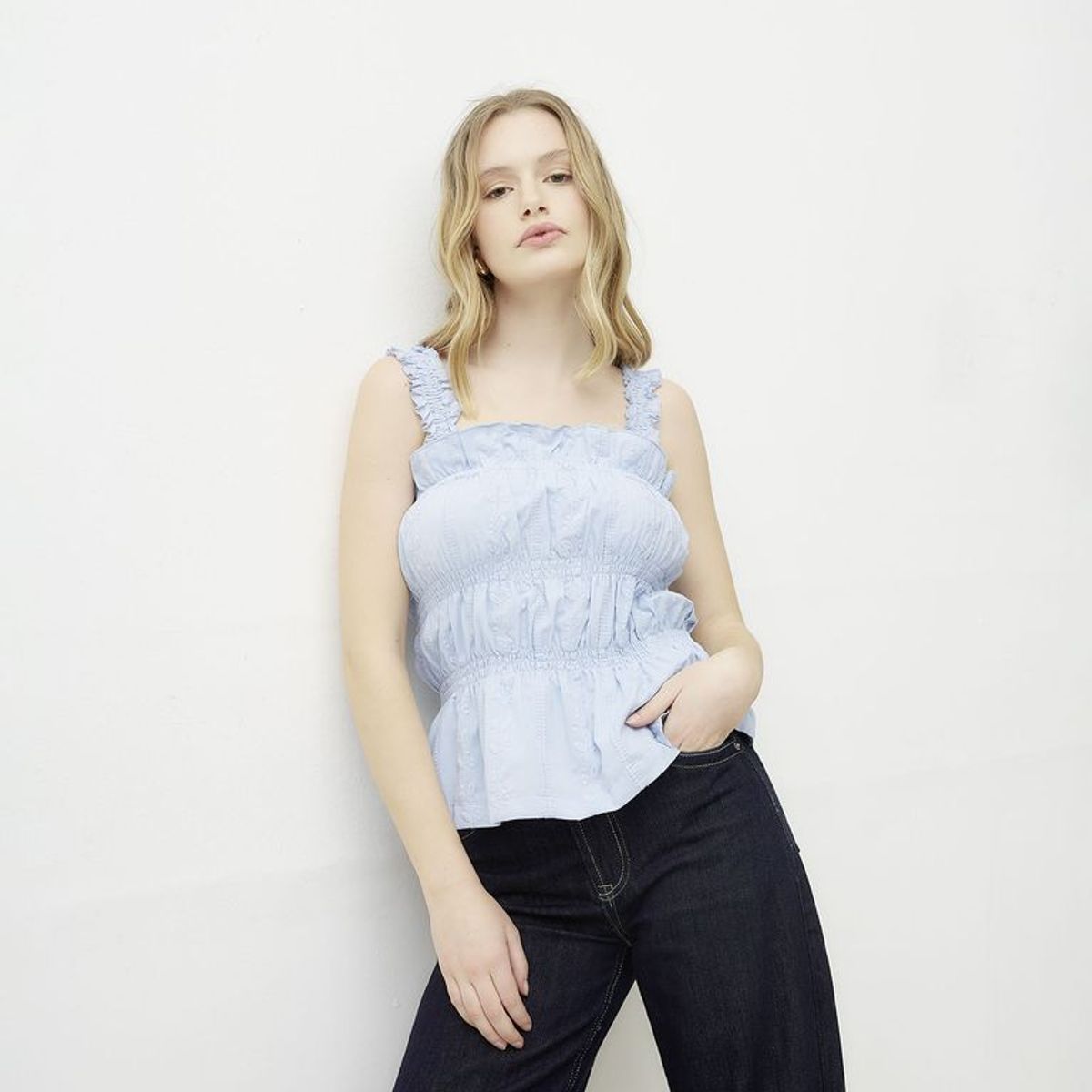 SYBILLA - Blusa Sin Mangas Mujer Sybilla