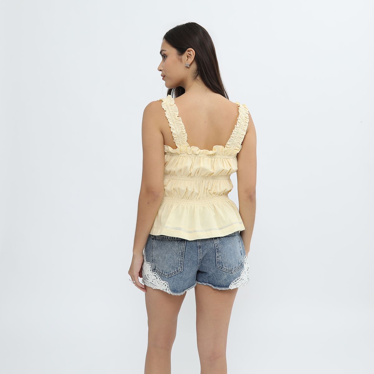 SYBILLA - Blusa Sin Mangas Mujer Sybilla