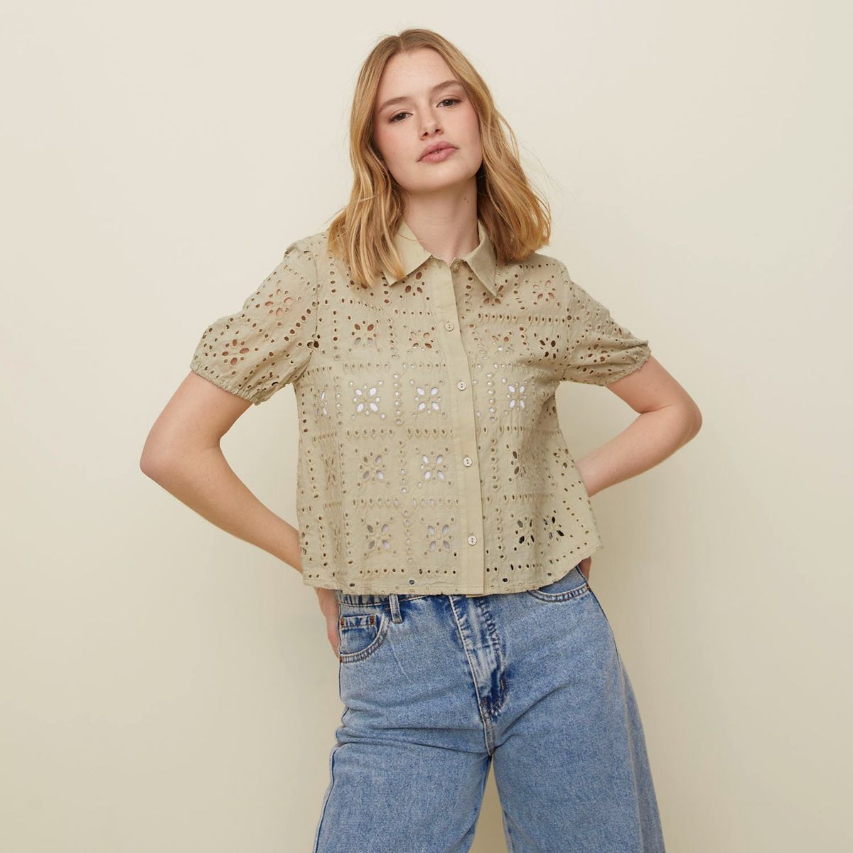 SYBILLA - Blusa Manga Corta Mujer Sybilla