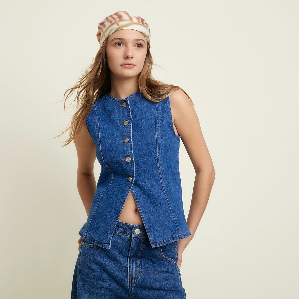 SYBILLA - Chaleco Casual Mujer Sybilla