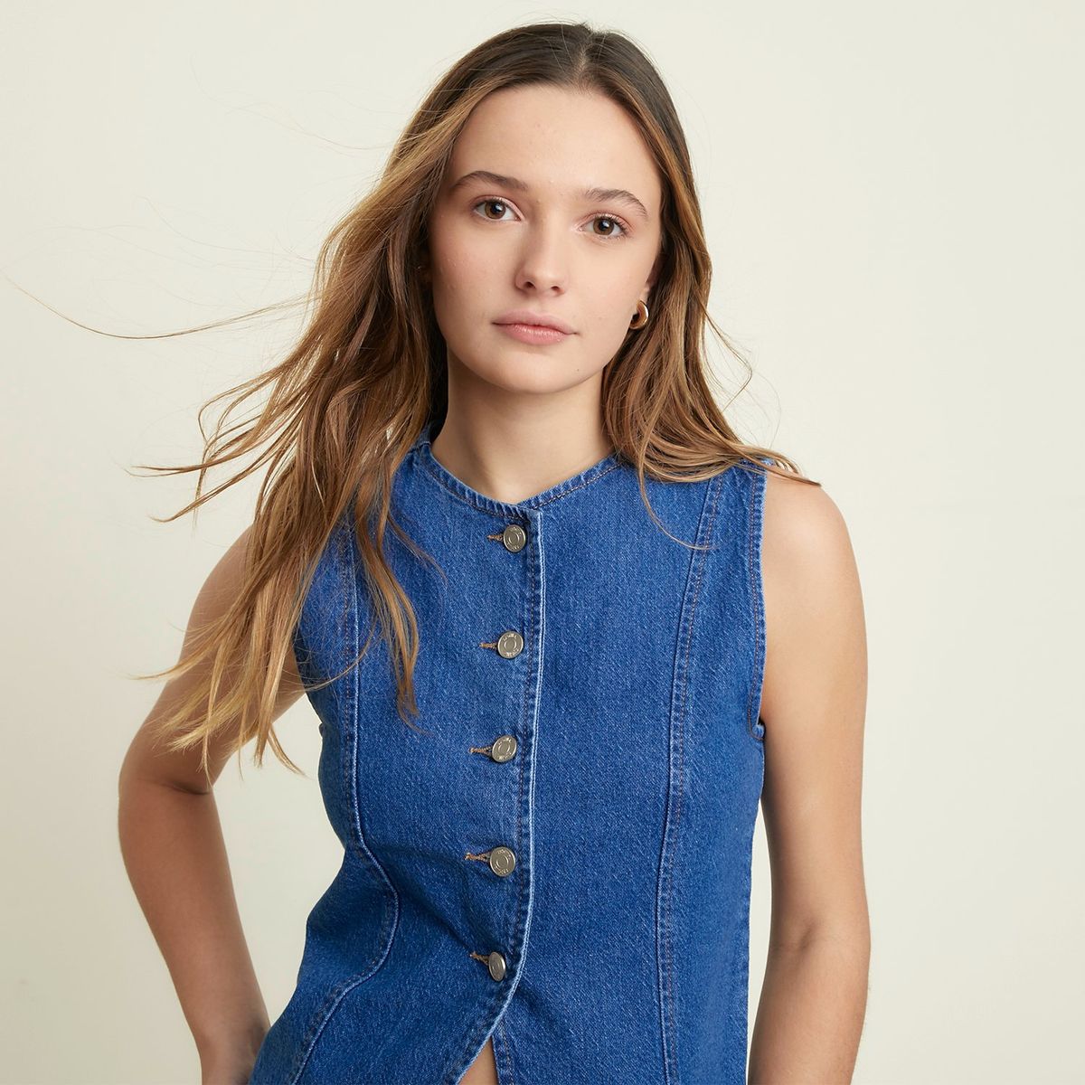 SYBILLA - Chaleco Casual Mujer Sybilla