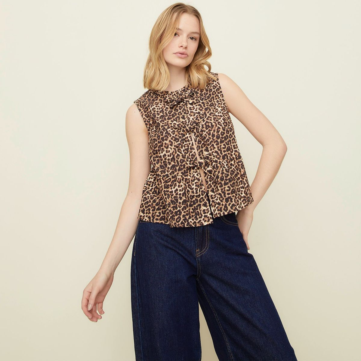 SYBILLA - Blusa Sin Mangas Mujer Sybilla