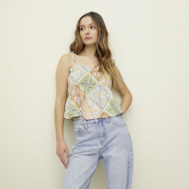 SYBILLA - Blusa Sin Mangas Mujer Sybilla