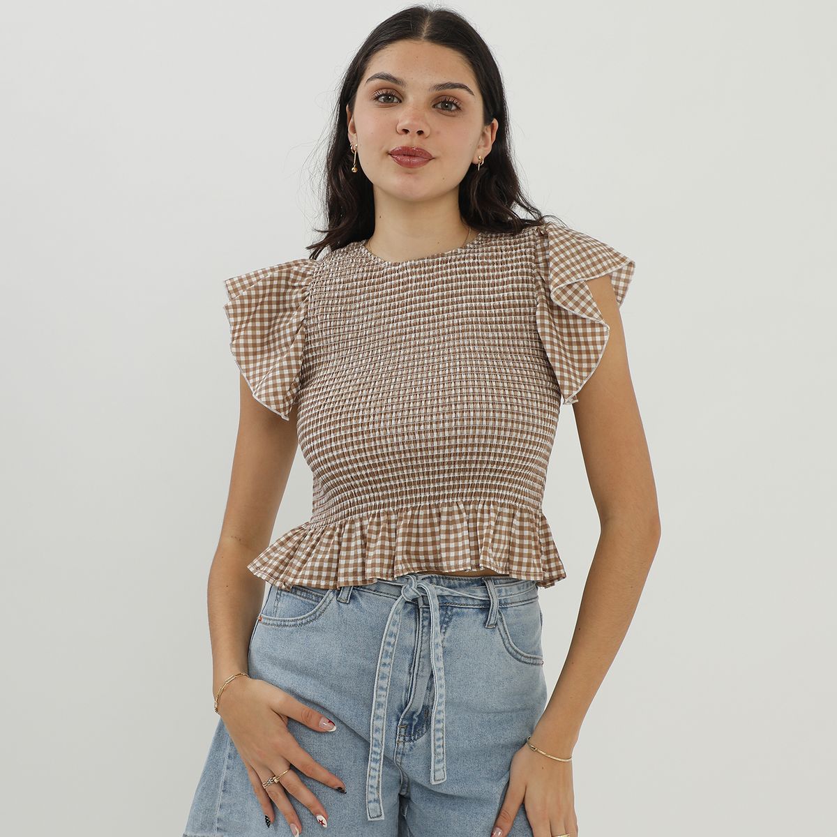 SYBILLA - Blusa Manga Corta Mujer Sybilla