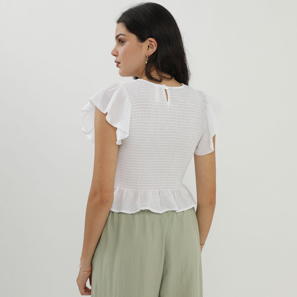 SYBILLA - Blusa Manga Corta Mujer Sybilla