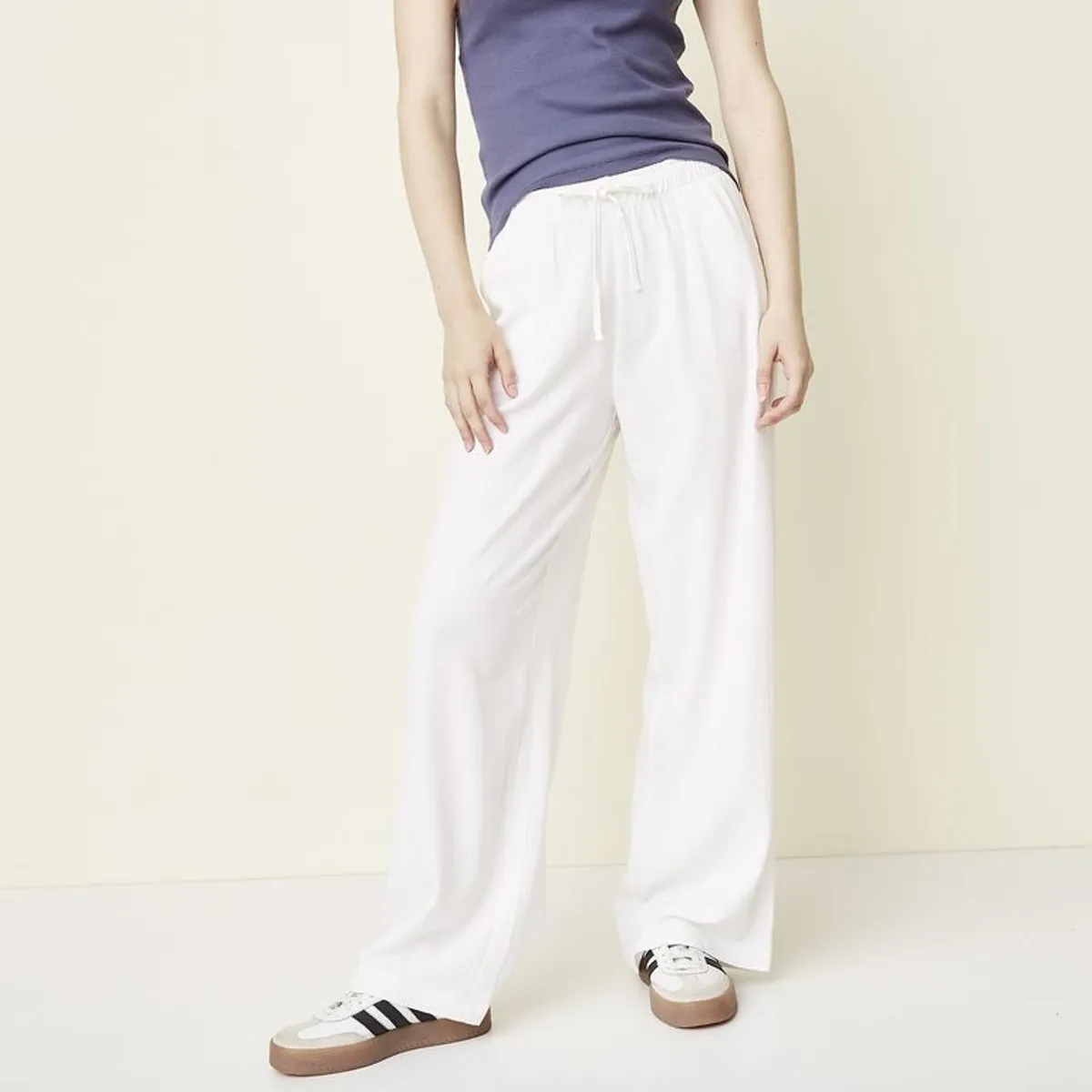 SYBILLA - Pantalón Straight Tiro Medio Mujer Sybilla