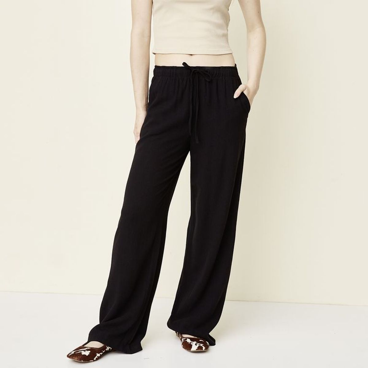 SYBILLA - Pantalón Straight Tiro Medio Mujer Sybilla