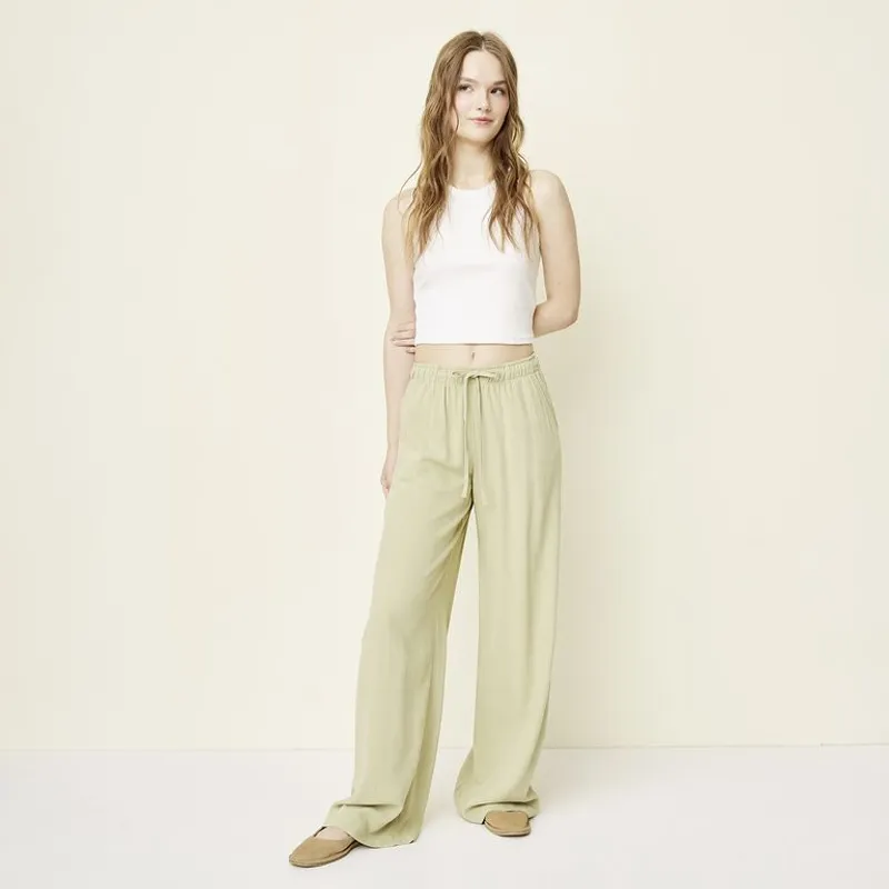 SYBILLA - Pantalón Straight Tiro Medio Mujer Sybilla