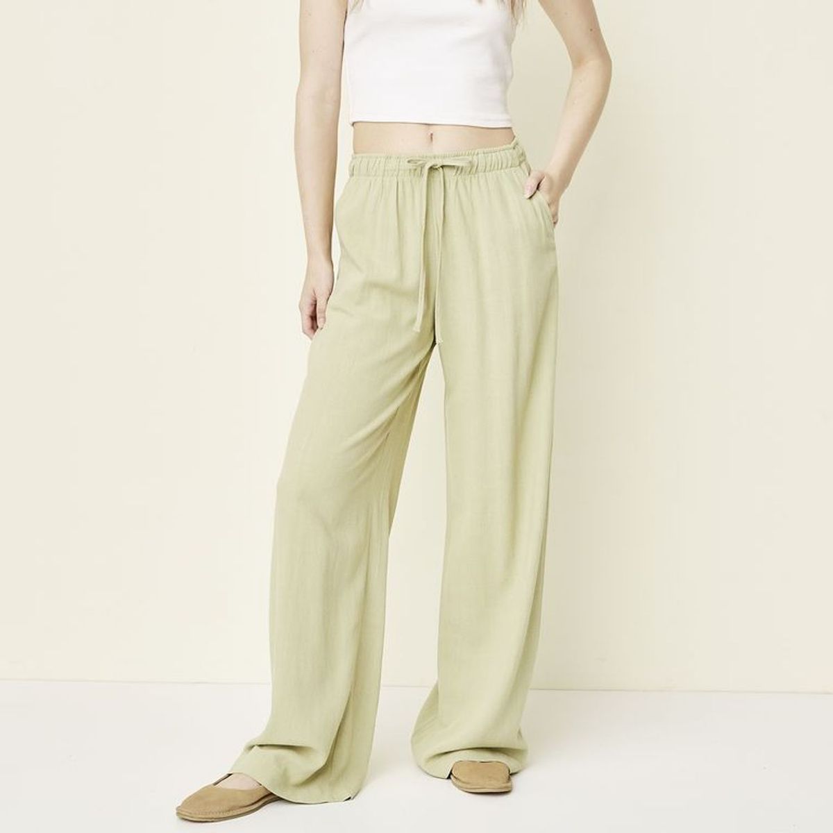 SYBILLA - Pantalón Straight Tiro Medio Mujer Sybilla