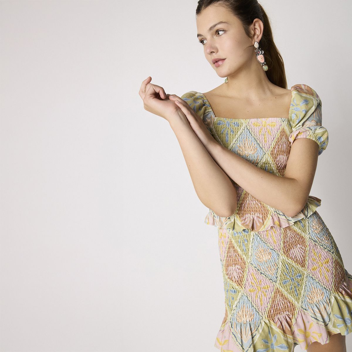 SYBILLA - Blusa Manga Corta Mujer Sybilla