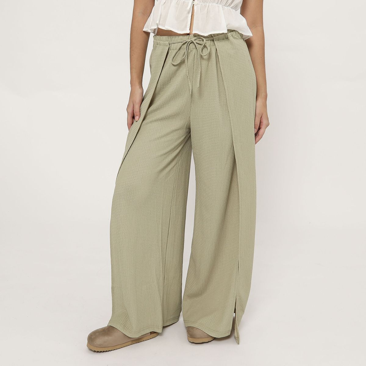SYBILLA - Pantalón Culotte Mujer Sybilla