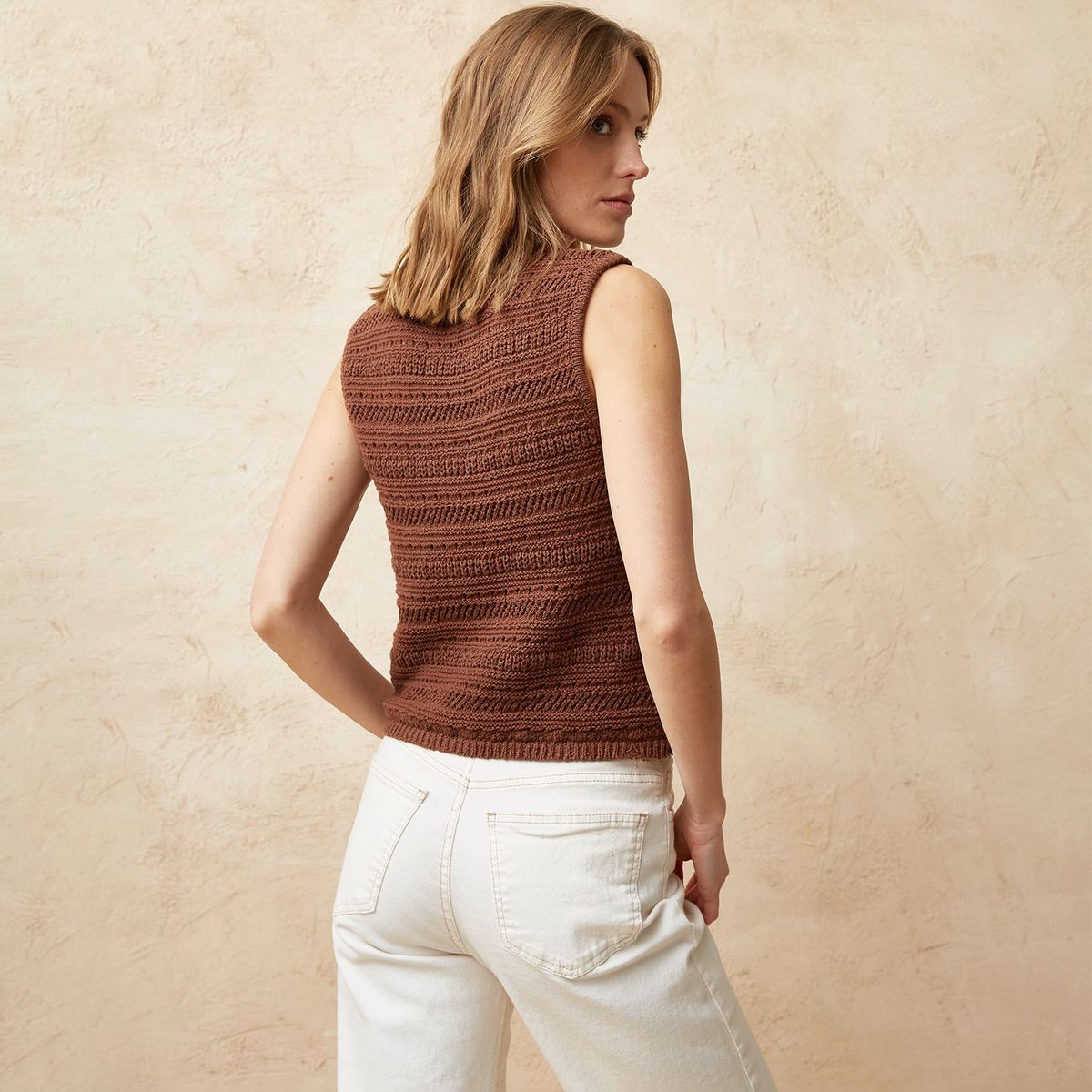 BASEMENT - Chaleco Casual Mujer Basement