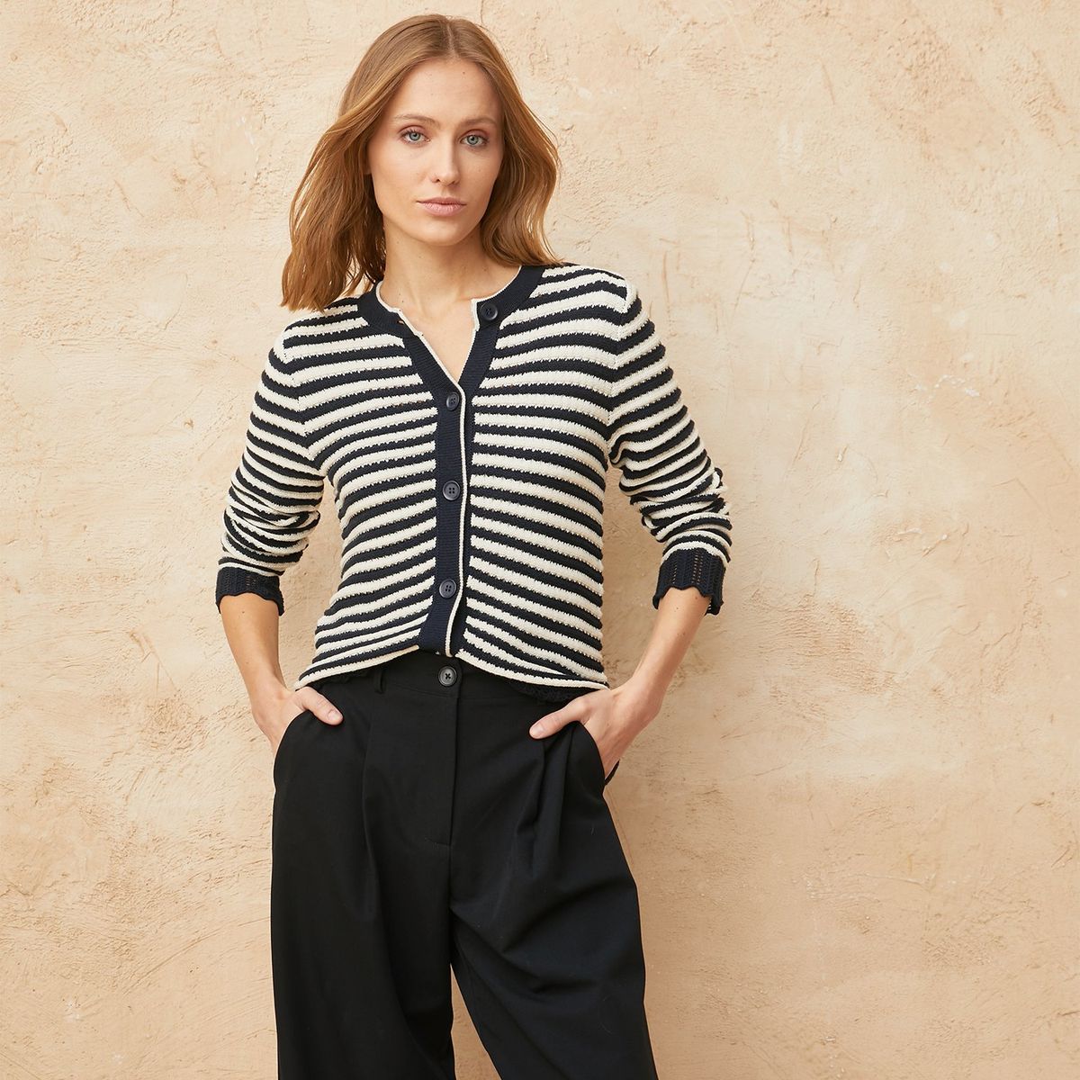 BASEMENT - Cardigan Casual Mujer Basement