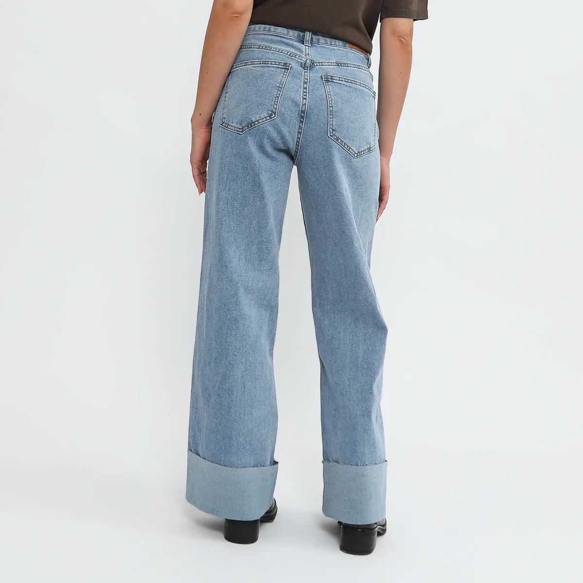BASEMENT - Jean Wide Leg Tiro Alto Mujer Basement