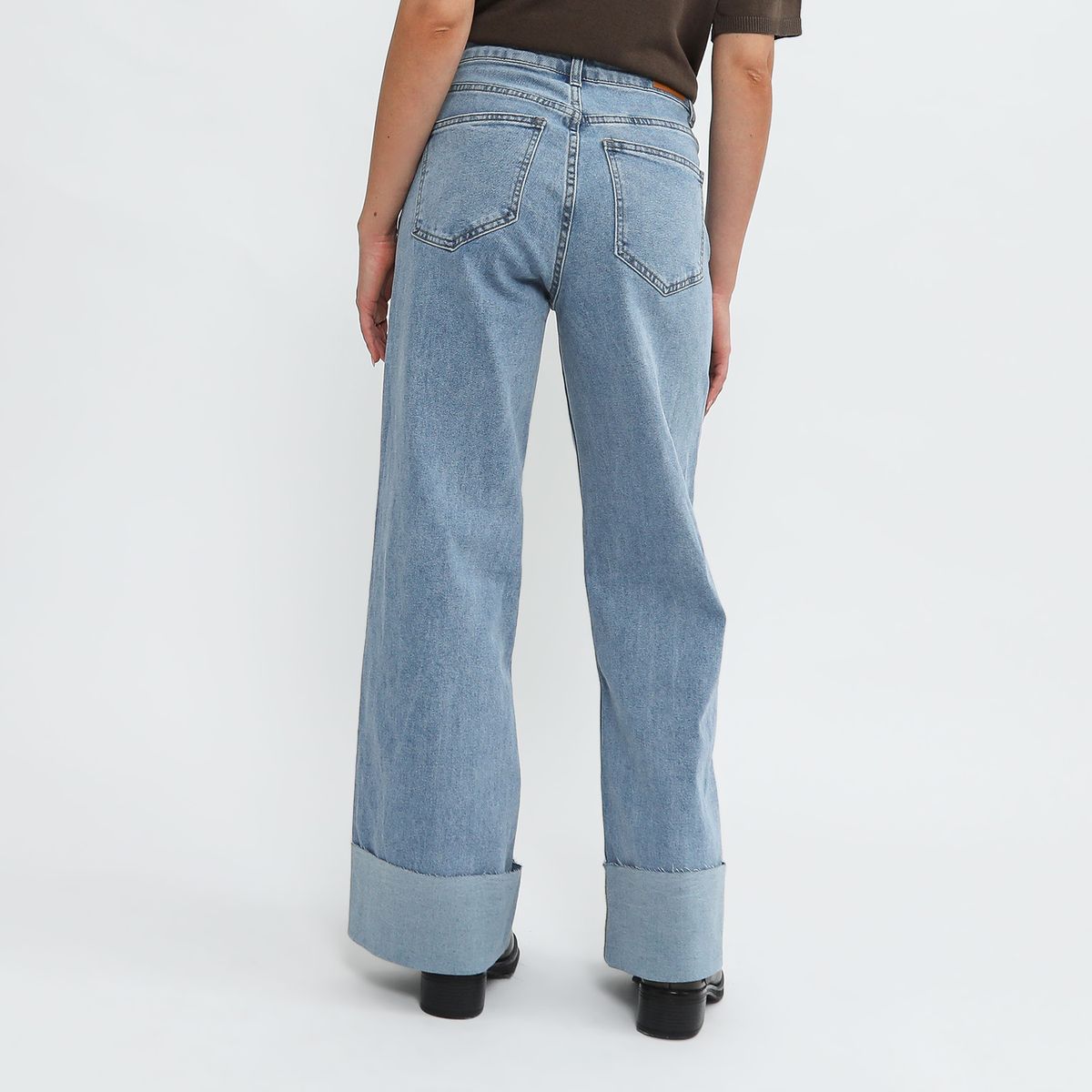 BASEMENT - Jean Wide Leg Tiro Alto Mujer Basement