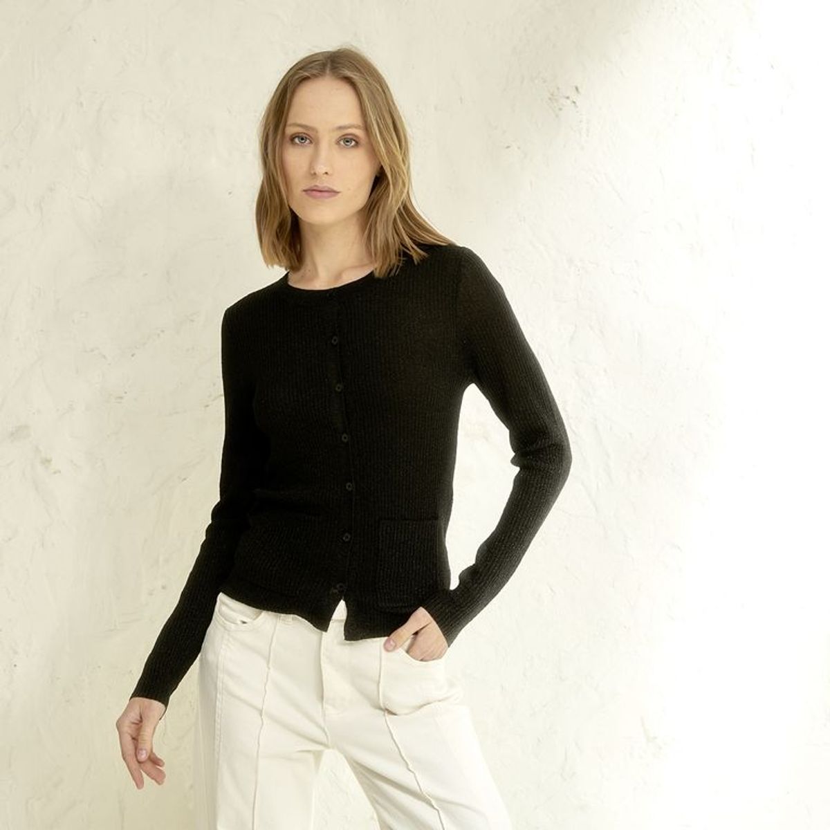 BASEMENT - Cardigan Casual Mujer Basement