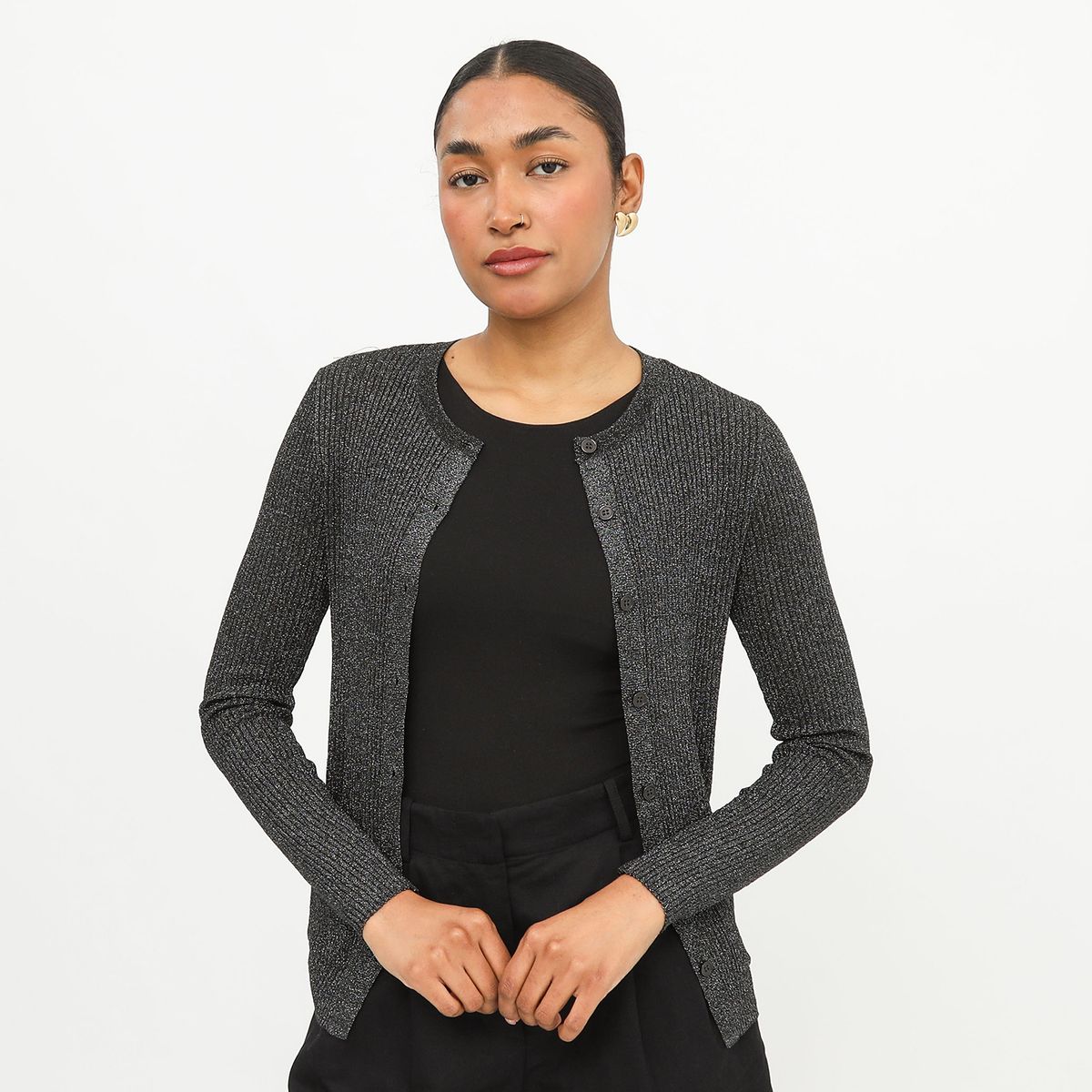 BASEMENT - Cardigan Casual Mujer Basement