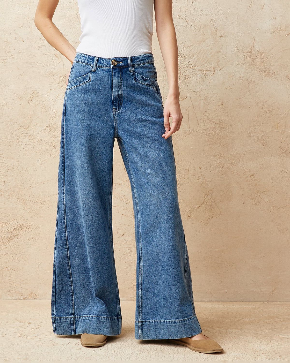 Jean Wideleg Mujer Basement BASEMENT