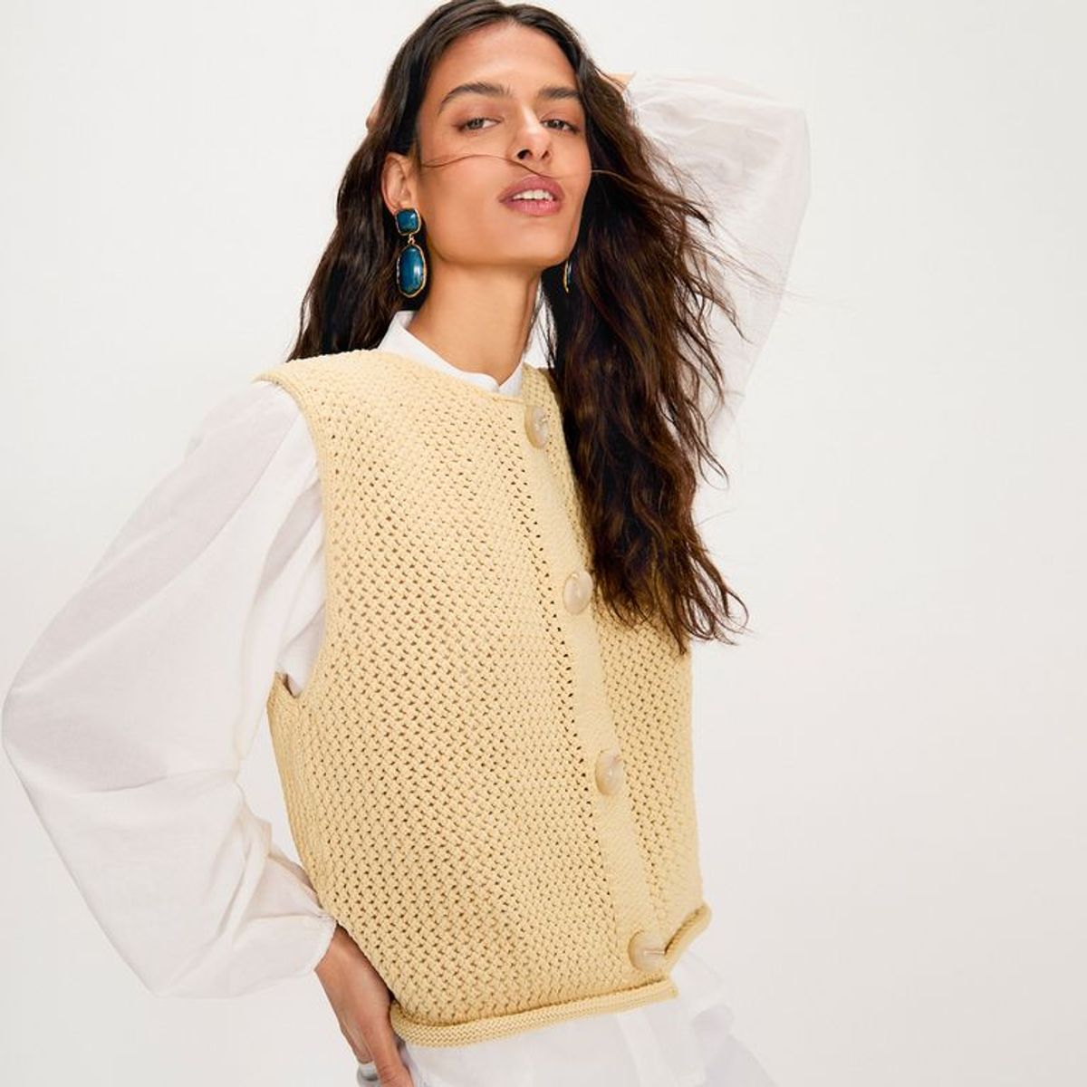 BASEMENT - Chaleco Casual Mujer Basement