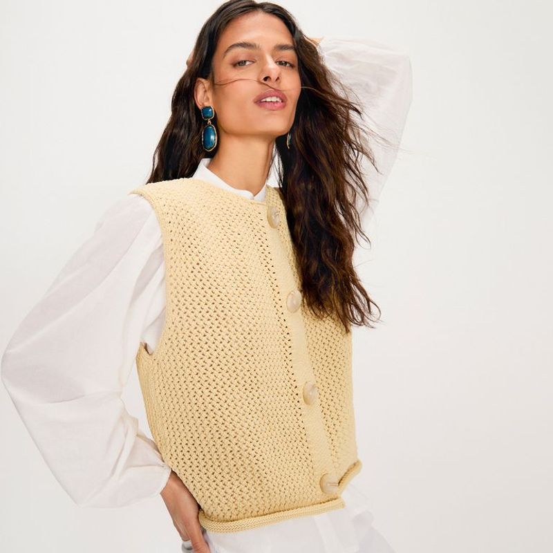 BASEMENT - Chaleco Casual Mujer Basement