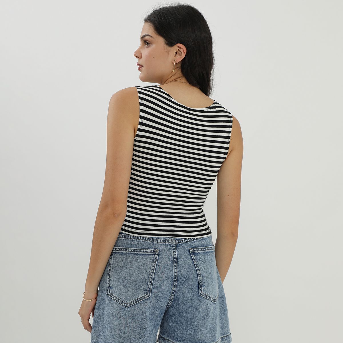 SYBILLA - Polo Sin Mangas Mujer Sybilla