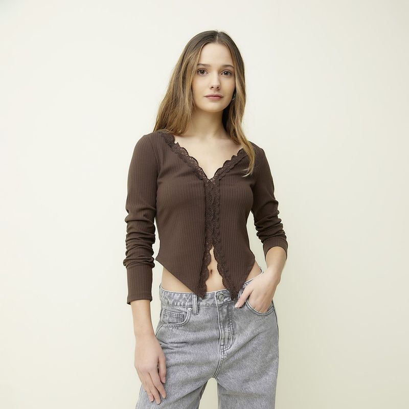 SYBILLA - Polo Casual Mujer Sybilla