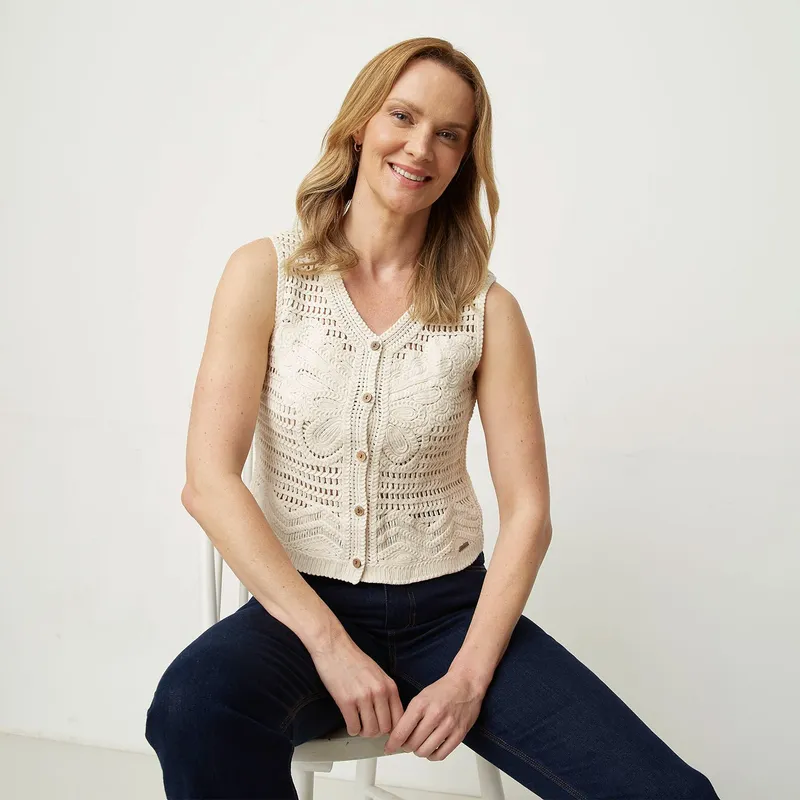 NEWPORT - Chaleco Casual Mujer Newport