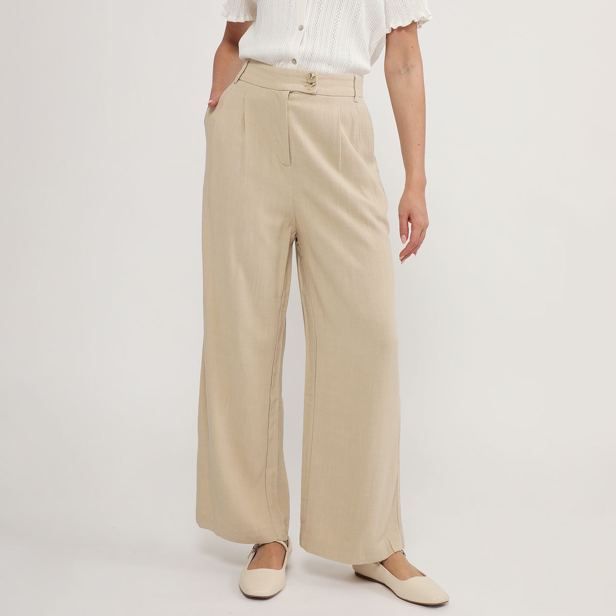 BASEMENT - Pantalón Casual Mujer Basement