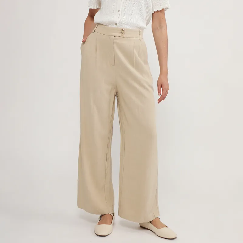 BASEMENT - Pantalón Casual Mujer Basement