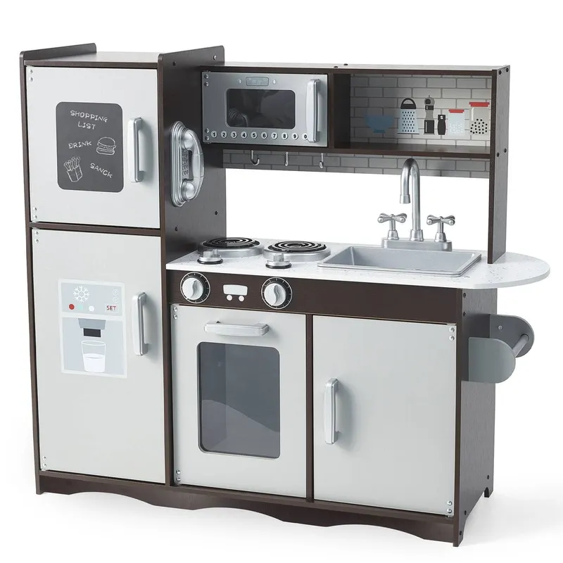 SCOOP - Juguete Cocina Niños Madera Refri, Horno y Microondas Scoop