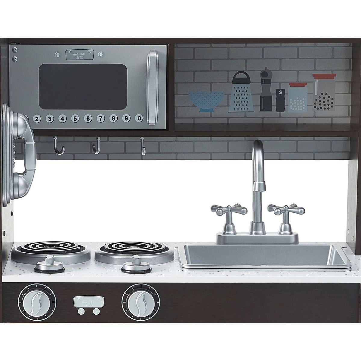 SCOOP - Juguete Cocina Niños Madera Refri, Horno y Microondas Scoop